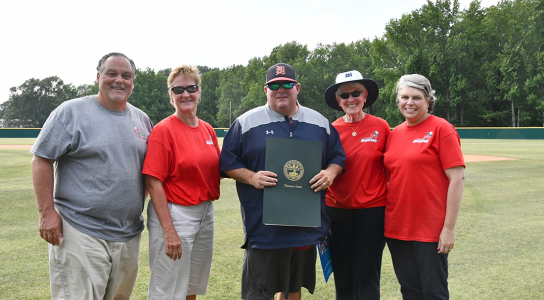 Mayor John Holden, Dr. Charlene White, Robert White, Dr. Karen Bowyer, Larenda Fultz