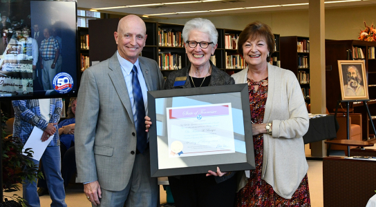 Regent Summons, Dr. Karen Bowyer and Regent Prescott