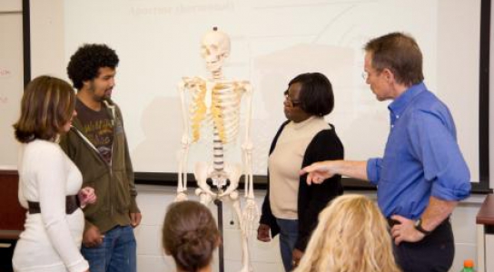 Professor Rob Martin instructs students