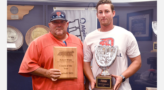 Coach Robert White and Assistant Coach Tyler Brown